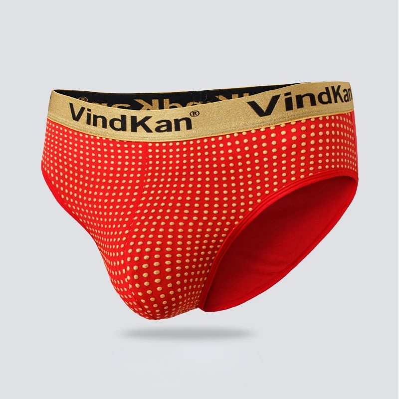 Man Magnetic Briefs Health Care Underwear Improve Body Circulation Magnet Stone Slips Enhance Bulge Penis Pouch Lingerie Gay New