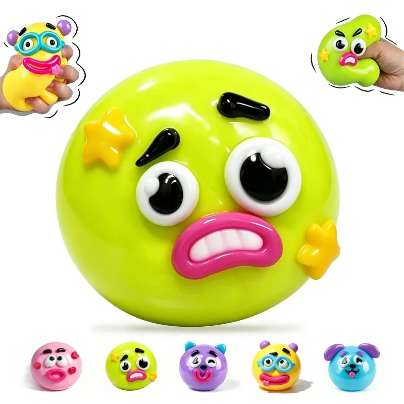 Nouveauté 2026 Smushers Squishy, Jouet Squishy Curiosities Dog Face Swap, Jouet à presser mignon, doux, malléable, à remontée lente, sensoriel et relaxant