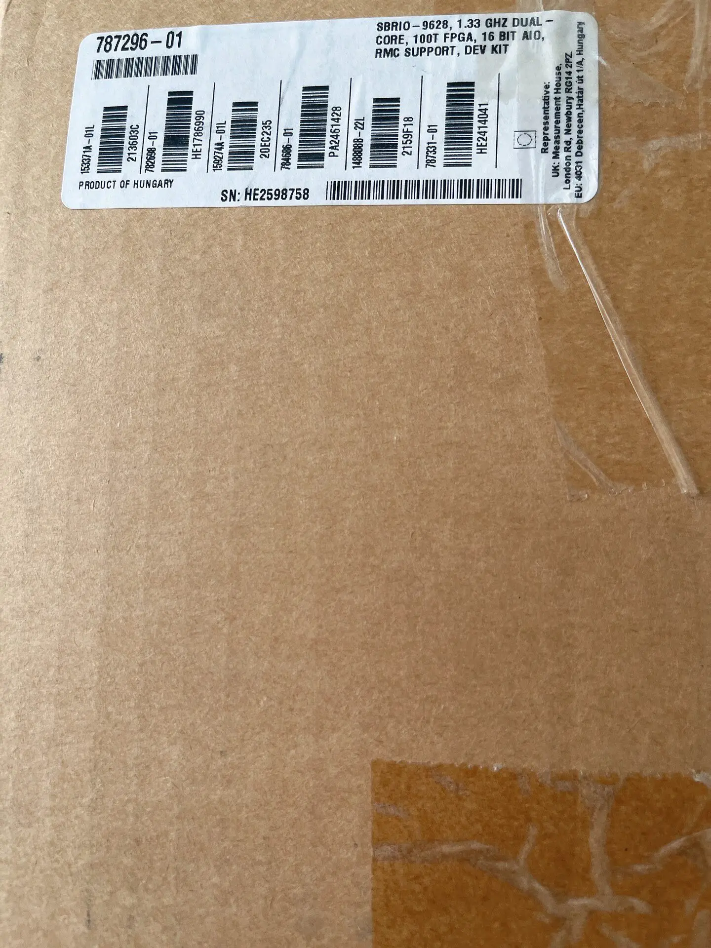 NI SBRIO-9628 Data Collection Card, Model 787296-0