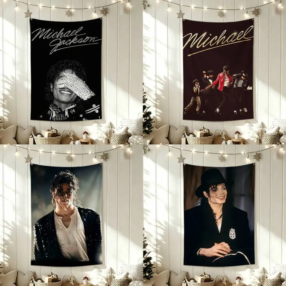 M-Michael J-Jackson Funny Flags for Bedrooms Home Decor Items Outdoor Decors Garage Decoration Flaga