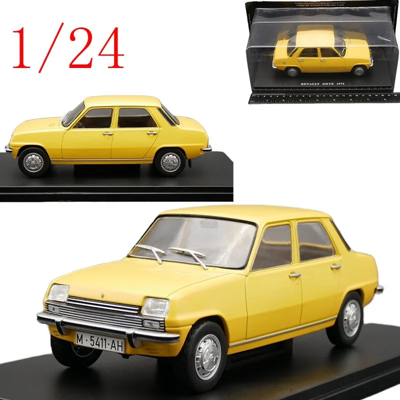 

Ixo литой под давлением масштаб 1/24 Renault 7 (R7) 1974 модель автомобиля из сплава, игрушки для мальчиков, подарок, игрушечный автомобиль, литье под давлением и игрушечный транспорт