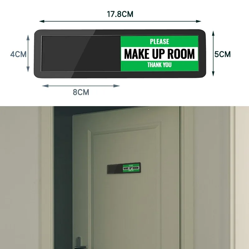 Do Not Disturb Please Make Up Room Hotel Room Prompt Sign Company Conference Room Lounge Status Door Sign Service Cleaning Label