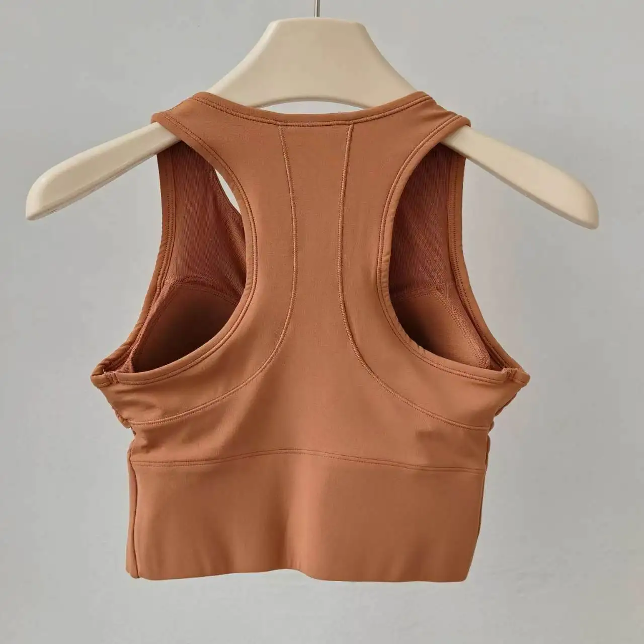 Hochintensive Yoga-Weste für Damen mit Frontreißverschluss, All-in-One-Sport-BH, Push-up, stoßfest, atmungsaktiv, Fitness-Weste, BH-Top – Detail 6