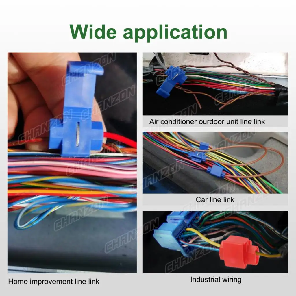 10/140PCS Quick Splice Disconnect Wire Connectors Kit Solderless Joint Cord Terminal Electrical Cable Connection 22-10 Awg Gauge