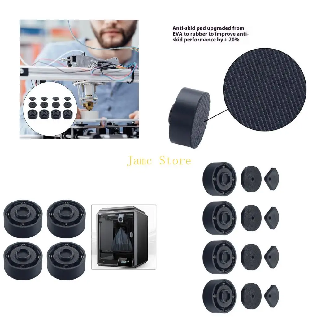 

LX0B Многофункциональная амортизационная накладка для подшипника пружинной пружинной накладки для Anti -Shock Feet для K1C