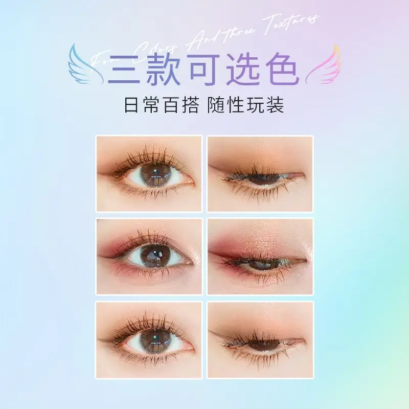 ZEESEA アイシャドウ パレット、ファイングリッター、シマー、マット、ミルクティーシェード入り。ミニサイズ、日常使いに最適、学生向けメイクアップ