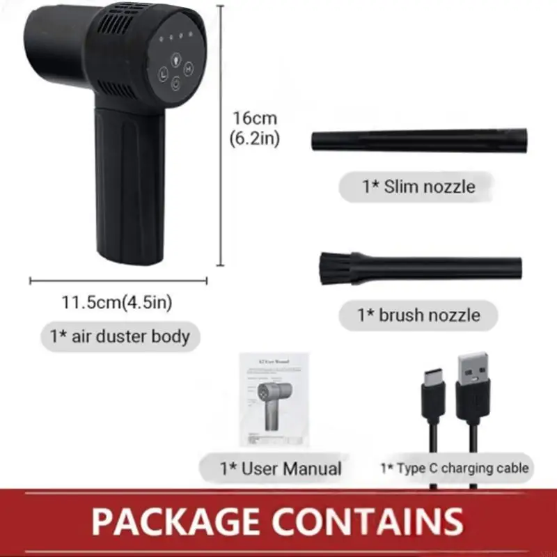 مضغوط هواء اللاسلكي المضغوط ينفجر الأسلحة النقل للمنفاخ الكهربائي خفيفة الوزن للوحة مفاتيح كاميرا كاميرا كاميرا N58D