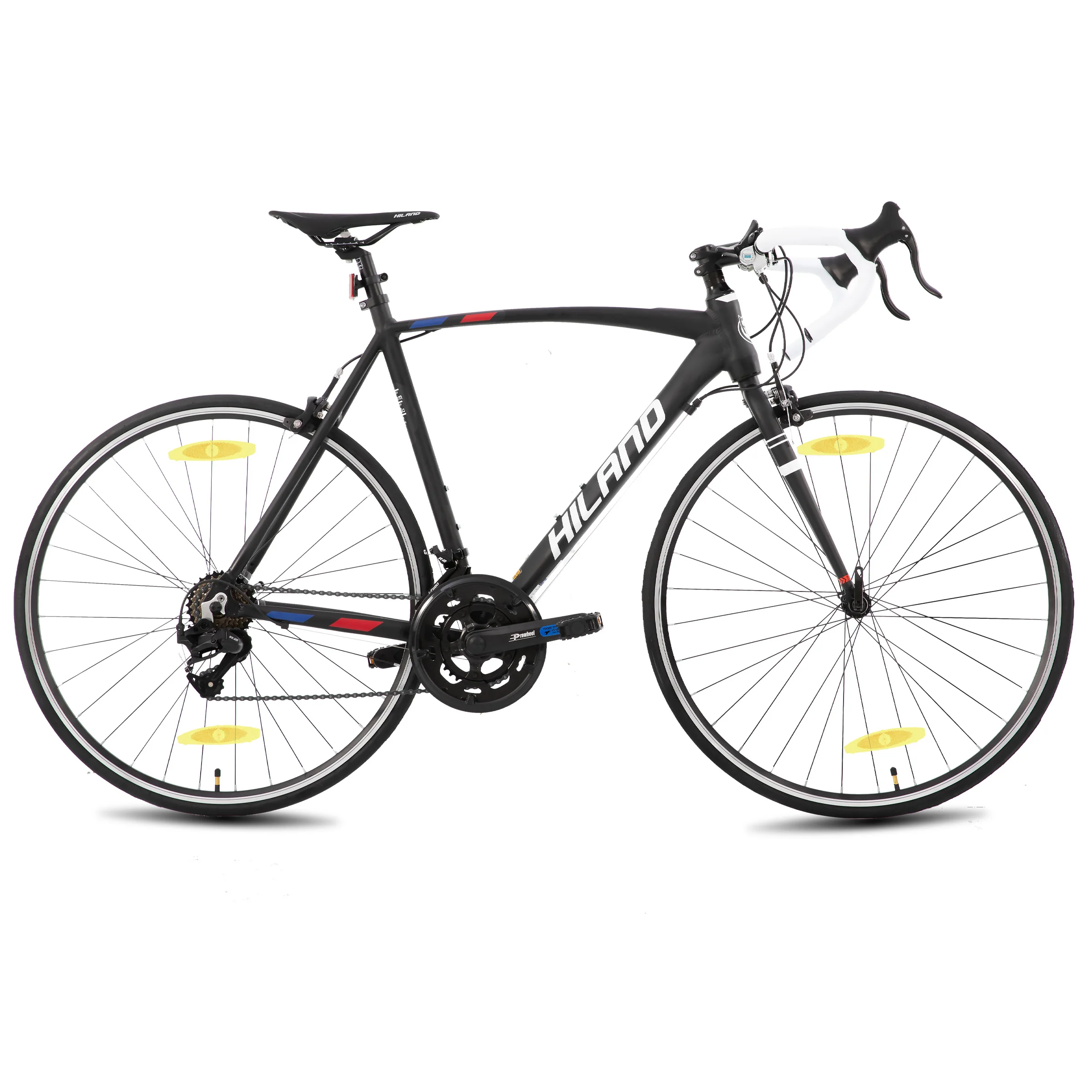 Hiland 700c road bike, 14 speeds, lightweight aluminum frame, racing bike, city commuter road bike for men and women