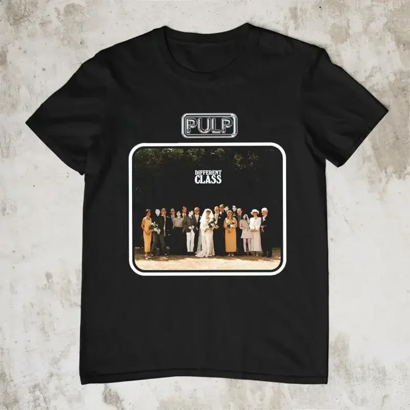 VINTAGE PULP 1995 DIFFERENT CLASS Fan Black T-shirt toutes tailles AG2138