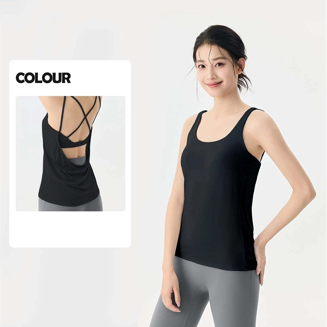 

Yoga Suit Vest Women with Chest Pad Crop Top Integrated Sports Body Suit Pilates Training Suit Sleeveless Shirt Outside Vest