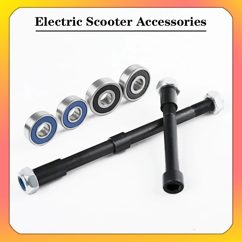 Electric Scooter 10X100mm 10X160MM  Axle Different Sizes  Front and Rear Hub Shaft  For KUGOO M4  Replace The Matching Parts