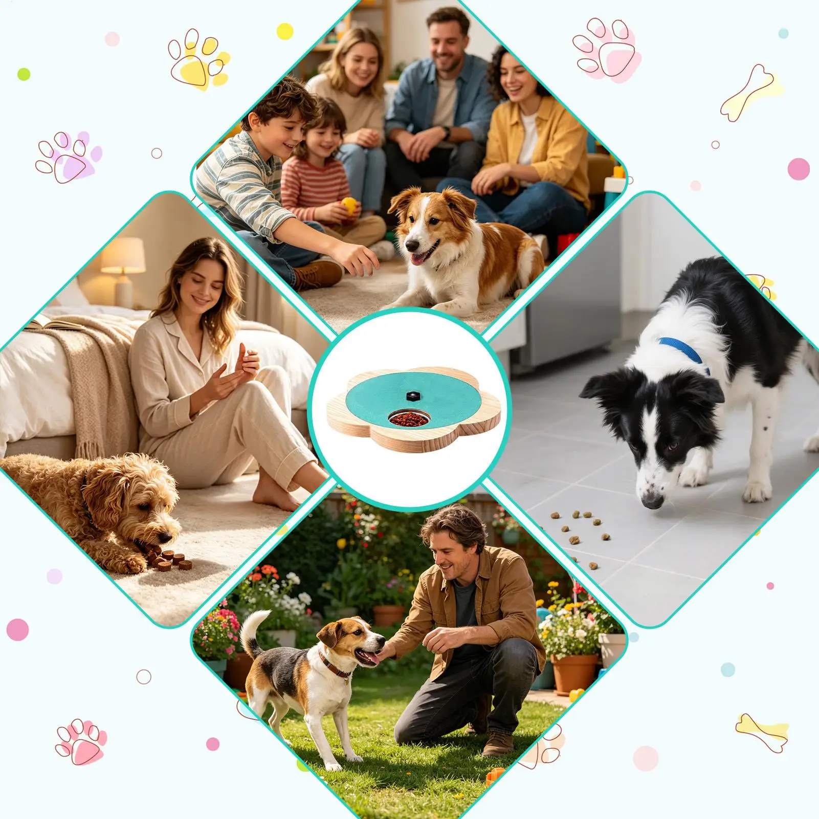 Dog File Board With Treat Box Interactive Adjustable Resistance With Treat Box Puppy Scratching Pad Nail File Board For Puppy