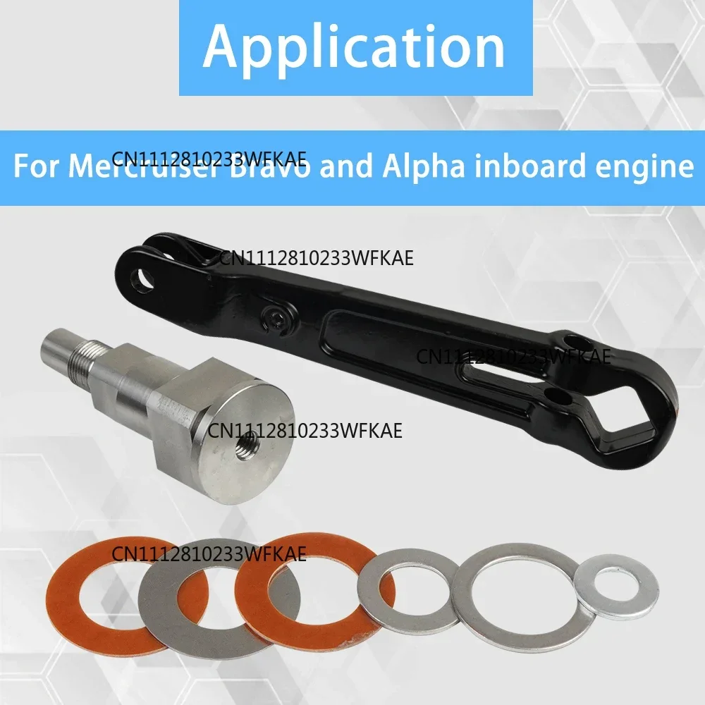 For 98230A1 98262A1 866322A01 Upper Gimbal Steering Arm Shaft Pin Kit 866718A01 1Set For MerCruiser Bravo For Alpha One Gen 2