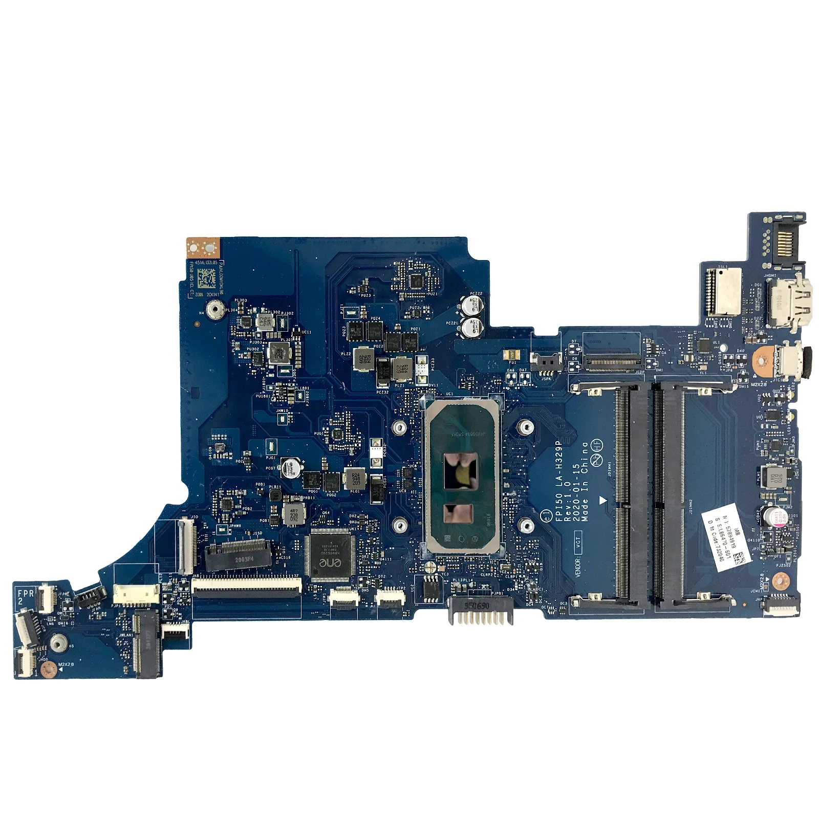 FPI50 LA-H329P Mainboard For HP 15-DW Laptop Motherboard I3-1005G1 I5-1035G1 I7-1065G7 CPU L86470-601 L86465-601 L87541-601