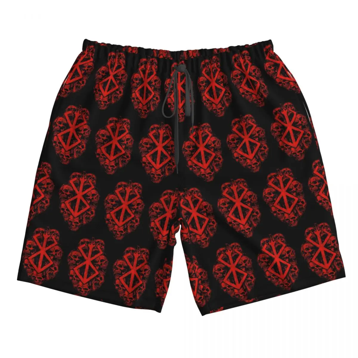 Berserk Sacrifice Mark Demon Sword And Magic Trunks Beach Board Shorts Casual Quick Dry Swim Summer Men Pants