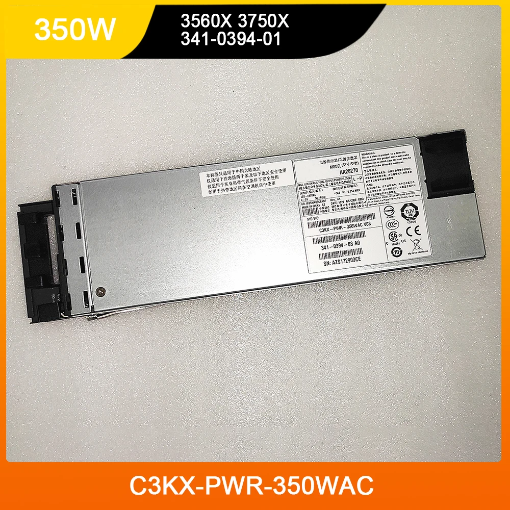 

C3KX-PWR-1100WAC For CISCO 3750XPOE 3560X 1100W Power For Cisco 3560X 3750X 341-0394-01 350W Power Supply High Quality Fast Ship