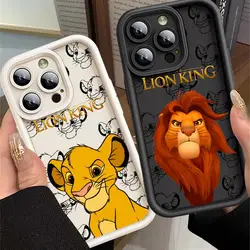 phone case for Apple iPhone 12 14 Pro cases 11Pro Max 11 16 Plus 13Pro max 15plus 11pro funda Cover The King Lion Simba Animaton