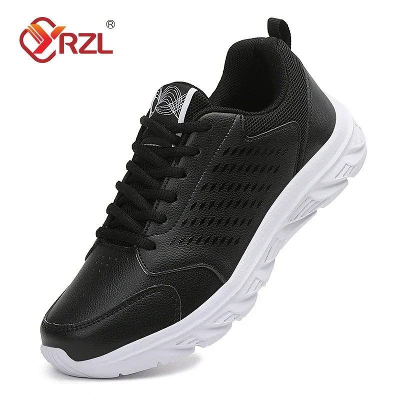 

YRZL Sneakers for Men High Quality Casual Sneakers Autumn Winter Leisure Outdoor Non-slip Male Artificial Leather Sports Shoes