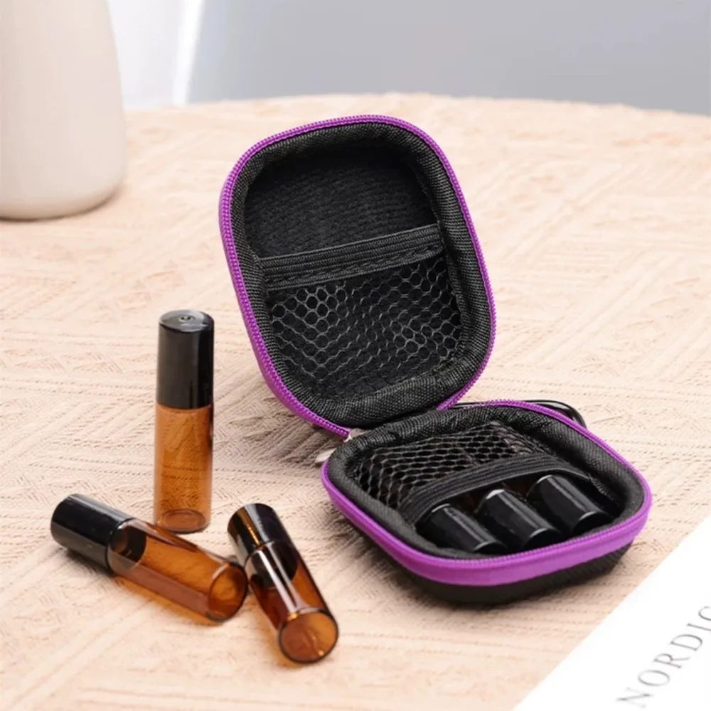 Can Hold 6 Bottles of 5ml Each Essential Oil Storage Box Shockproof Moisture-proof EVA Storage Case Hard Shell