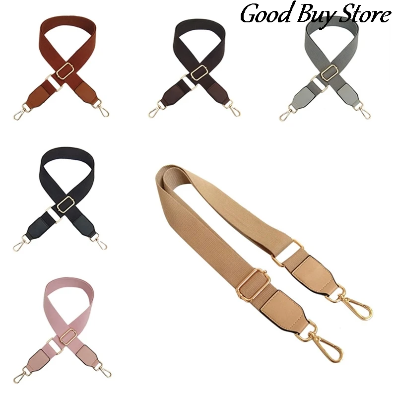 Handbag Straps Adjustable Belt For Bag Accessories Replacement Belts DIY Shoulder Bags Handles Parts Fashion Pure Color Handle