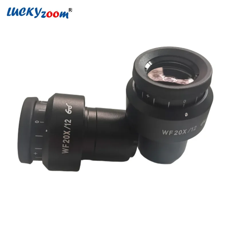 Adjustable Widefield Microscope Eyepiece 20X Binocular Trinocular Stereo Microscope Ocular 30MM Multiple Zoom Microscopio Len