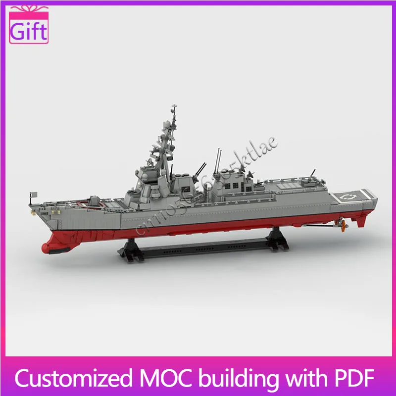 3513 قطعة نموذج سفينة حربية MOC مع ملحقات طائرات الهليكوبتر وحدات اللبنات الاطفال الجمعية عرض اللعب مهرجان مفاجأة هدية