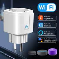 16A EU Tuya Smart Socket WiFi Smart Plug With Power Monitoring Timing Function Smart Life APP Voice Control Alexa Google Home