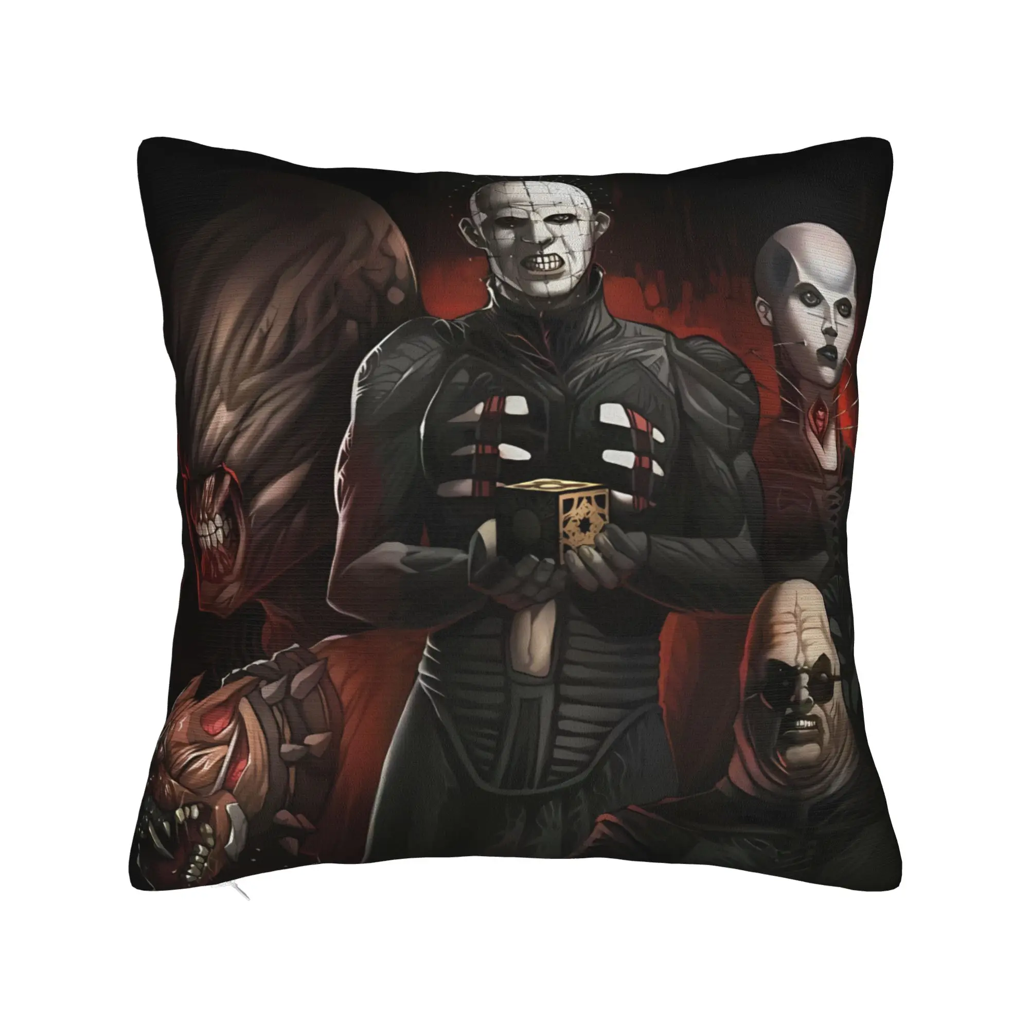 Pillow Case Hellraiser Pinhead Lament Design  Pillow Cover For Sofa Car Home Decor Novelty Pillowcases