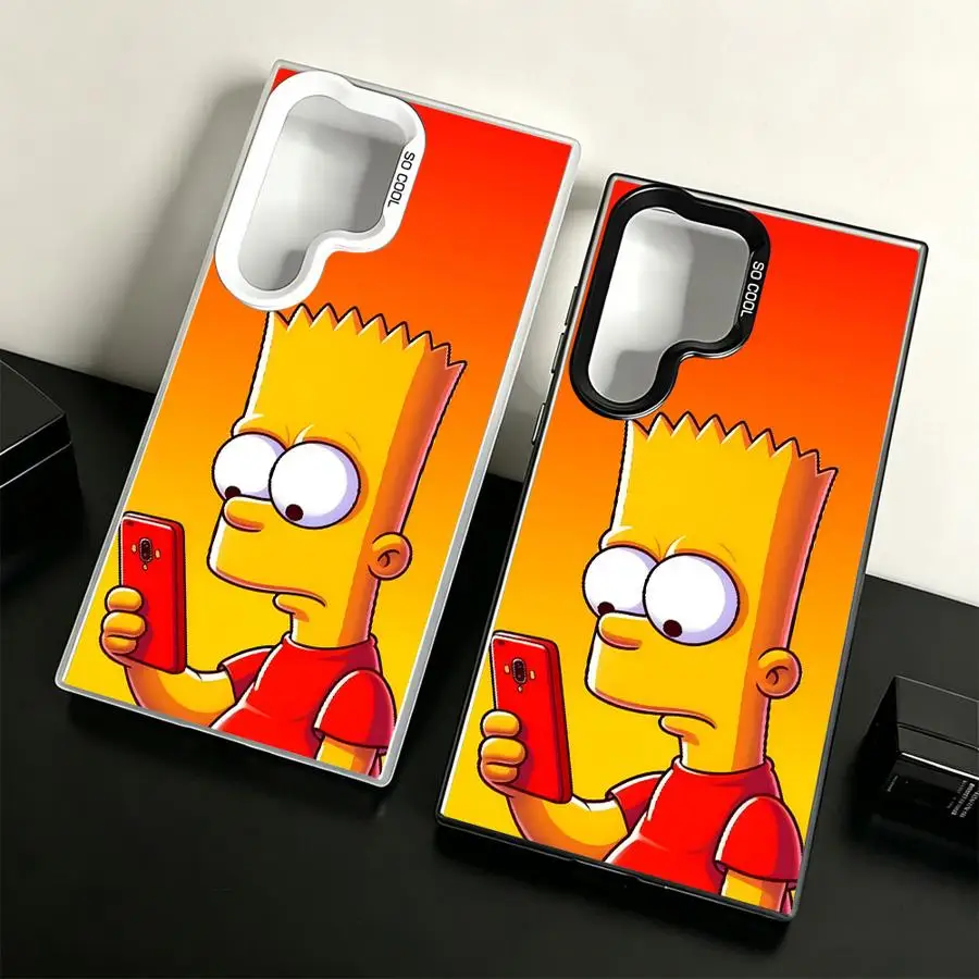 Case for Samsung Galaxy S26 S23 Ultra S23 S22 S20 Plus S24 FE S21 S25 Edge Note 20 Ultra Phone Cover B-Barts The S-Simpsons