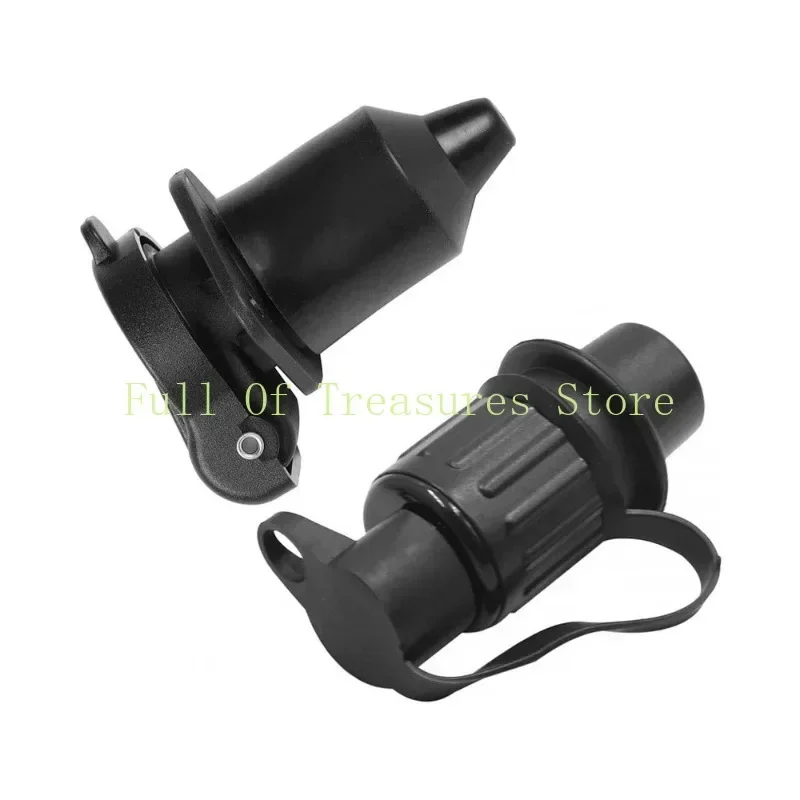 Trailer Plug Socket Adapter Motorhome Power Cord   Tractor  3 Pin Copper-zinc Alloy Connector