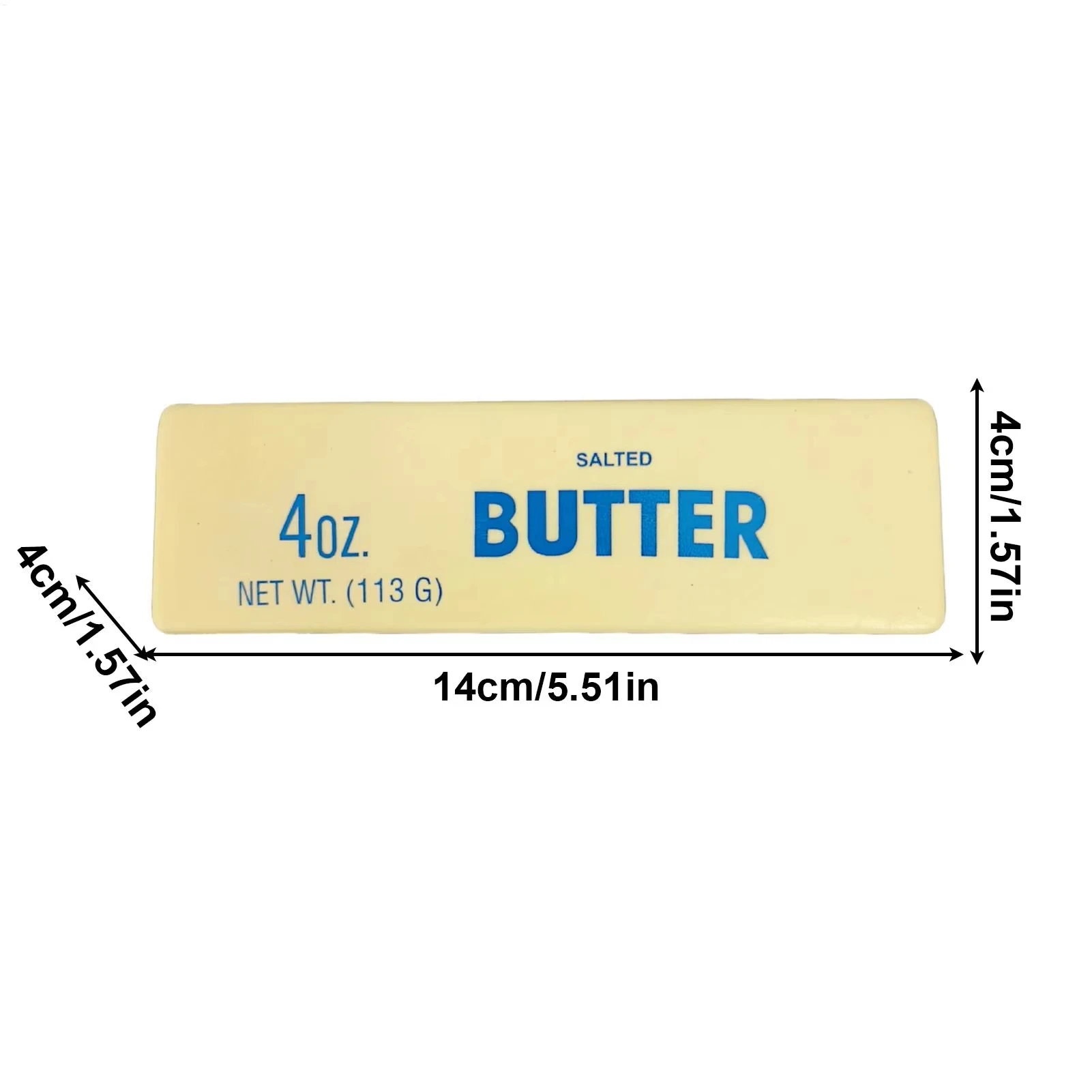 Quetschbare Elastische Käsestange Butterstange Fidget-Spielzeuge Lustige Dekompressions-Stress- und Angstlinderung Quetsch-Scherzartikel