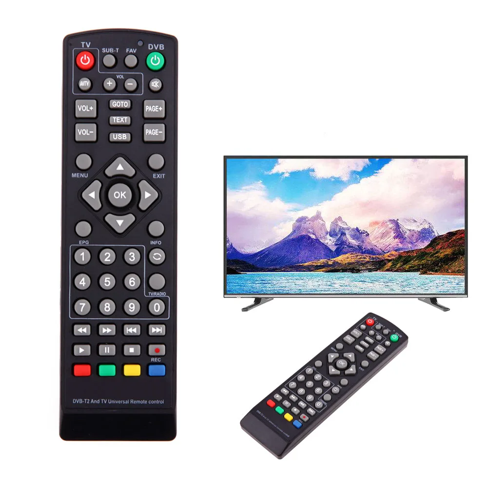 Black TV DVD Remote Control Powerful Universal Remote Controller Replacement  Consumer Electronics Accessories