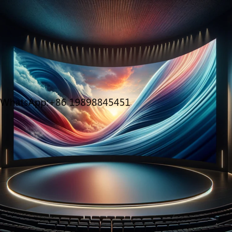 Indoor Circular Curved Soft Absen Round Circle Led Display Flexible Led Screen