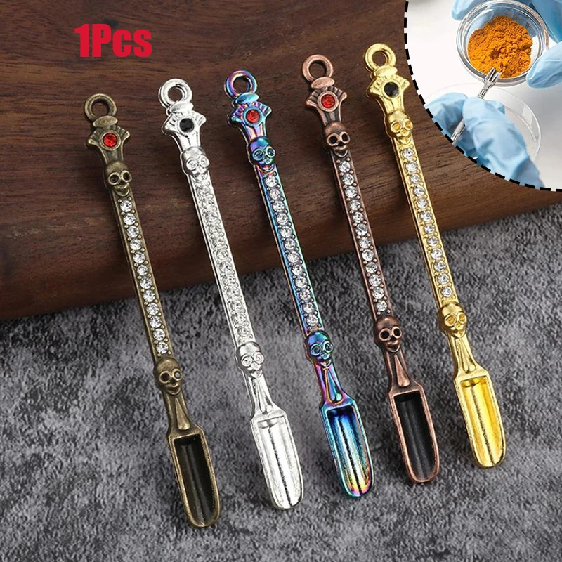 

1Pcs Metal Tobacco Spoon Metal Micro-tuning Bottle Shovel Tea Herb Powder Spade Medicine Measure Tools Accessories