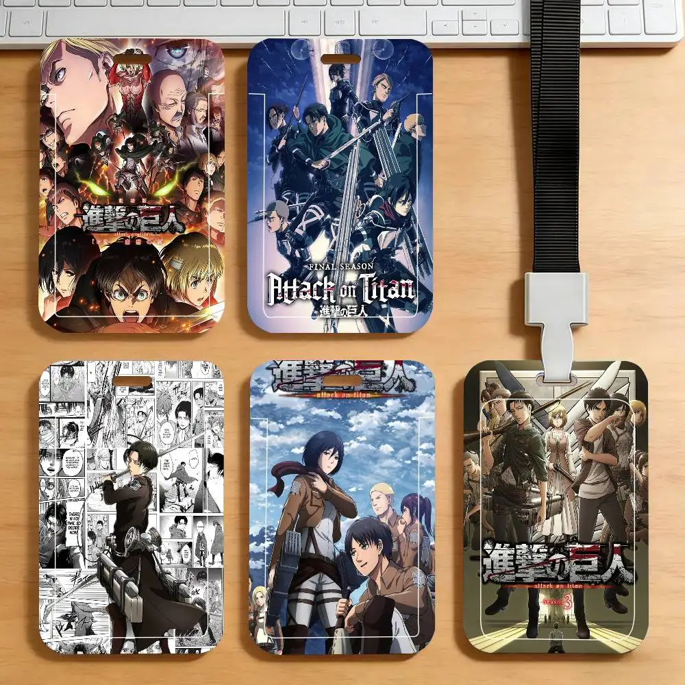 Attacking Giants Black Lanyard Card Holders Student Meal Cards And Campus Ids School