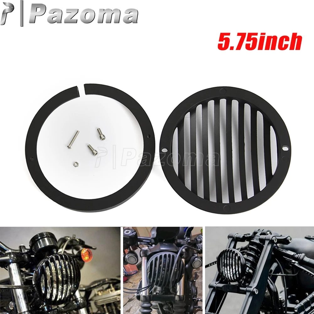 

5.75" Motorcycle Headlight Grill Cover For Harley Sportster XL 883 XL883C XL883N XL883L XL1200R XL 1200L 1200V 1200X 1200C 1200N