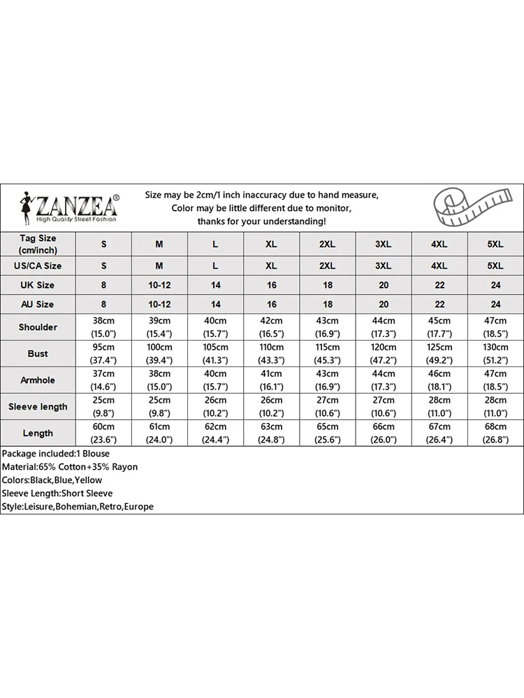 2025 Women Summer Floral Printed Blouse ZANZEA Casual O Neck Short Sleeve Holiday Shirt Thin Tops Female Work Blusas Oversize