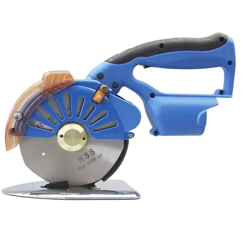 Rechargeable Electric Round Scissors Clothing Fabric Leather Thick Material Cutting Machine Lithium Battery Cutting Machine