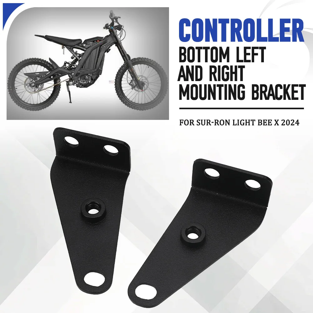

For SUR-RON Light Bee X 2024 SURRON Light Bee X New Motorcycle Controller Bottom Left And Right Mounting Bracket Mount Holder