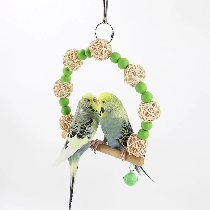 Bird Toy Swing Parrot Toy Swing Supplies Parrot Hammock Pet Toy Pet Supplies accesorios para pájaros  попугаи