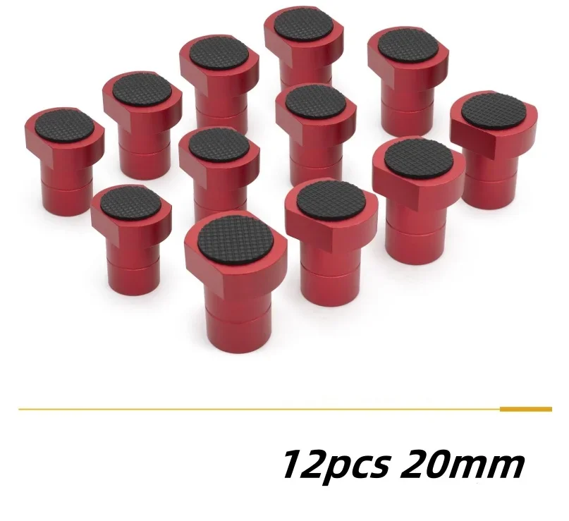 Anodized Aluminum Clamps 20mm Workbench Clamps For Cutting Projects Enhanced Workpiece Stability Improved Machining Precision