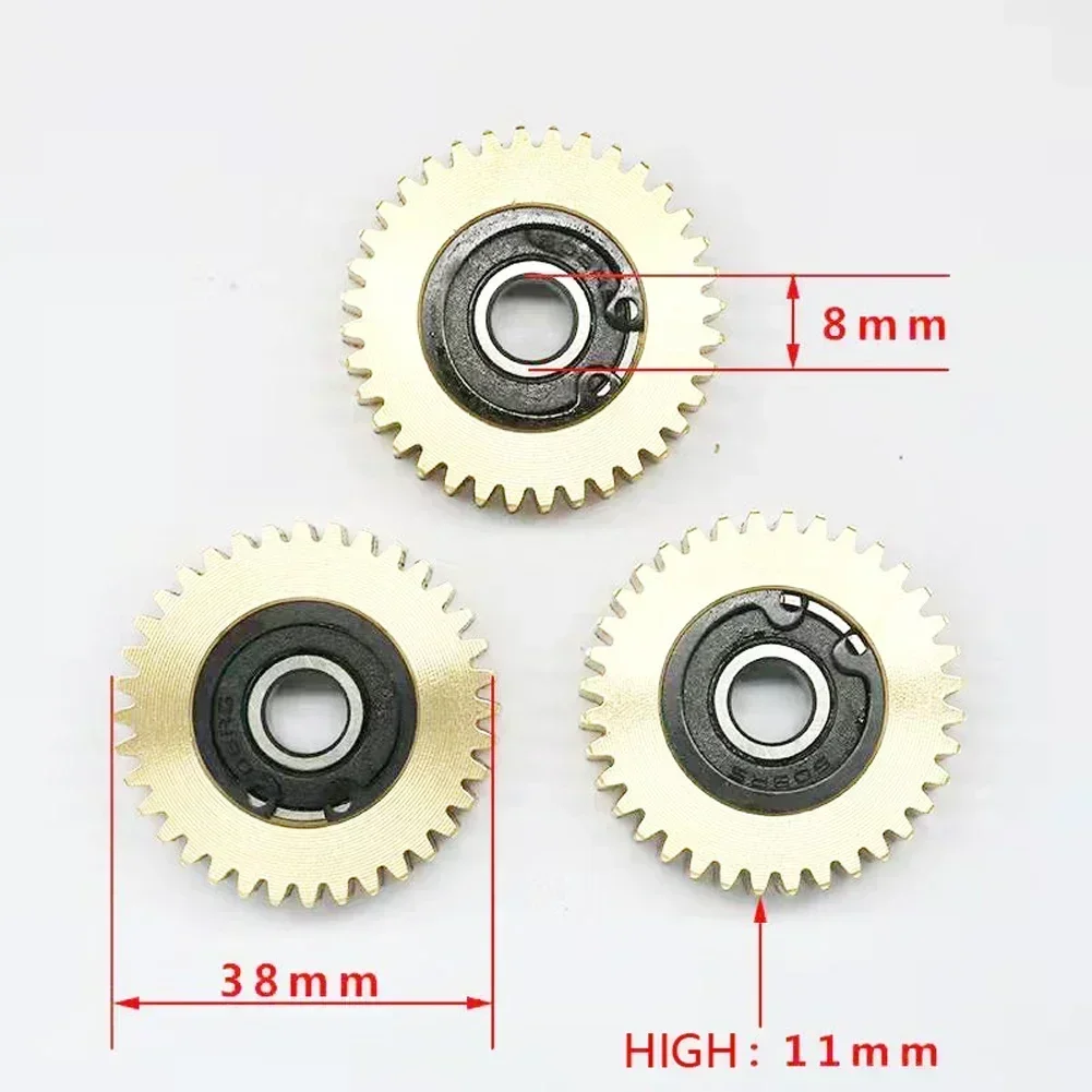 3Pcs Ebike Gears With Bearings Copper 36T Ebike Wheel Hub Motor Planetary Gears For Bafang Motor Ebike Accessories Parts