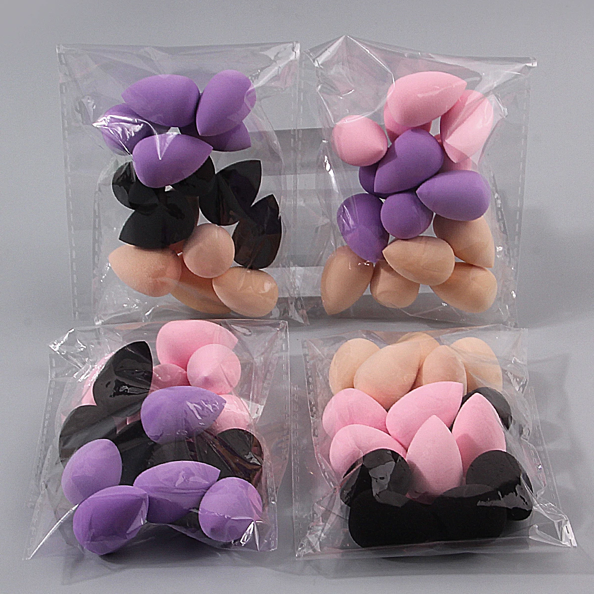 15PCS Affordable mini makeup sponge and beauty egg set, a special makeup tool for applying makeup without powder sticking