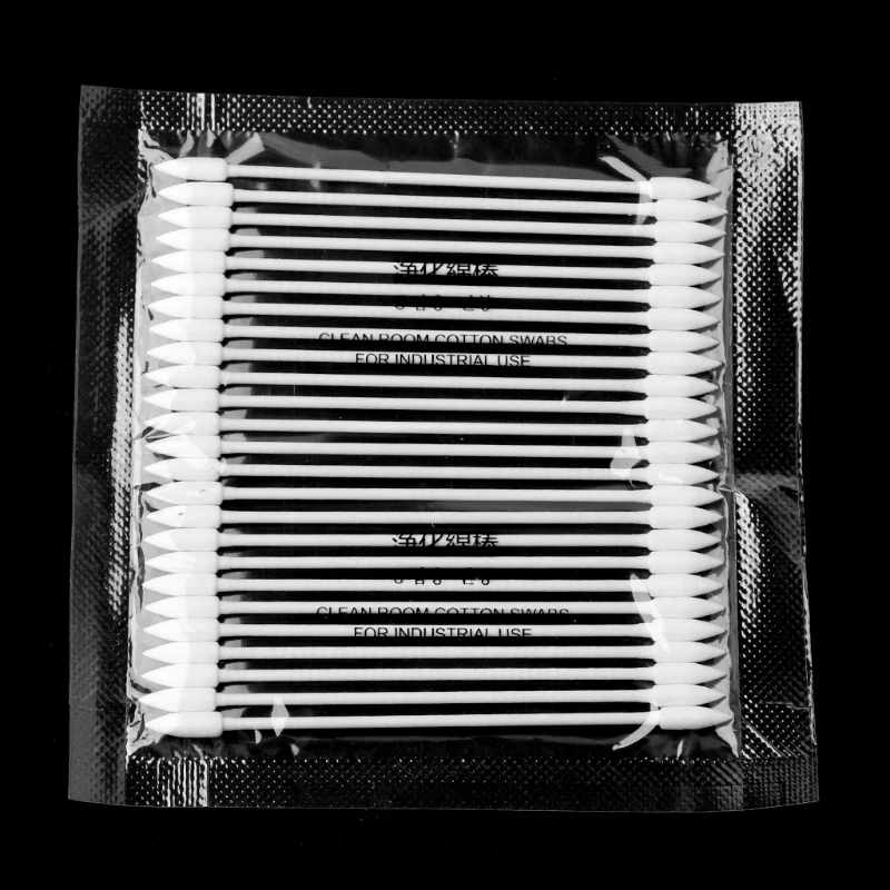 Ferramenta descartável da limpeza da vara do algodão 20CB 25x para o da carga do telefone do fone ouvido