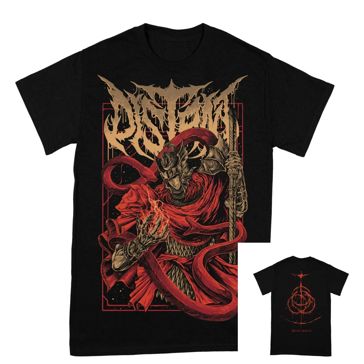 Distant Feral Heritage Tour Band Rock Music Art Style Summer Leisure T-Shirt Men's and Women's Luxury Brand Top 2026 New Art view 3