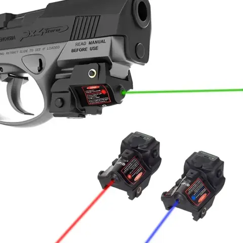USB Rechargeable Red Green Blue Laser Pointer Sight Airsoft Weapons Pistol G2C G17 G19 9mm Fullsize Compact Handgun