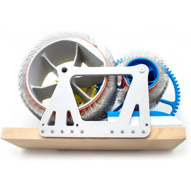 DIY -Cranked Machine, Felt-Making Tool, Hand-Combing Wool, Spinning Yarn Fast Colour Mixing