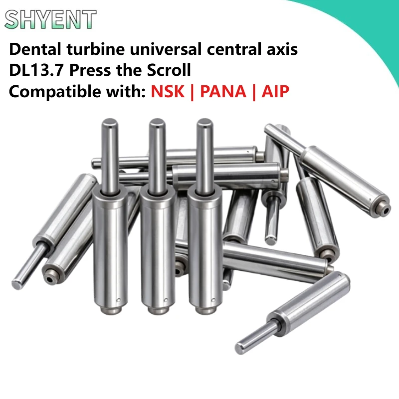 Dental DL13.7 Press Type Central Shaft High Speed Handpiece Spindle Replacement Shaft  for Press‑Style Dental Accessory Parts