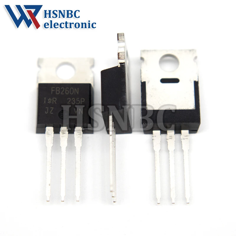 10 قطعة/الوحدة IRFB260N IRFB260NPBF IRFB260 TO-220 56A 200V N-قناة الطاقة MOSFET الترانزستور 100% جديد الأصلي