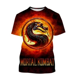 Fashion New Mortal Kombat 11 3D Print T-Shirts Fighting Game Men Women Short Sleeve T Shirt Harajuku Y2k Tees Tops Kids Clothing